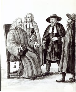 Isaac Serrauale博士、「ベネチア人の服」から（付随テキストは188183を参照） 作： Jan van Grevenbroeck
